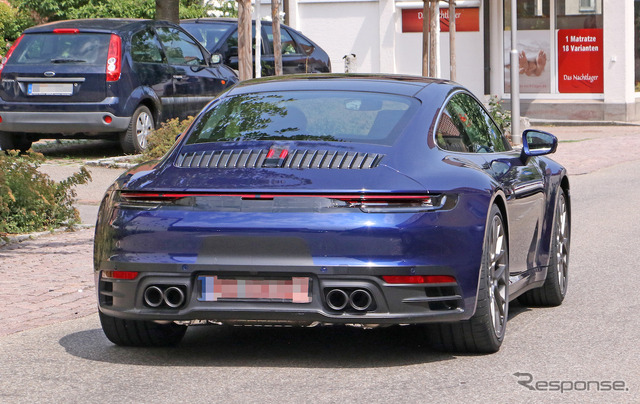 ポルシェ 911 新型(992型)フルヌードスクープ写真