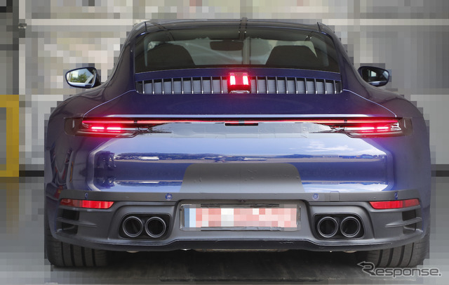 ポルシェ 911 新型(992型)フルヌードスクープ写真
