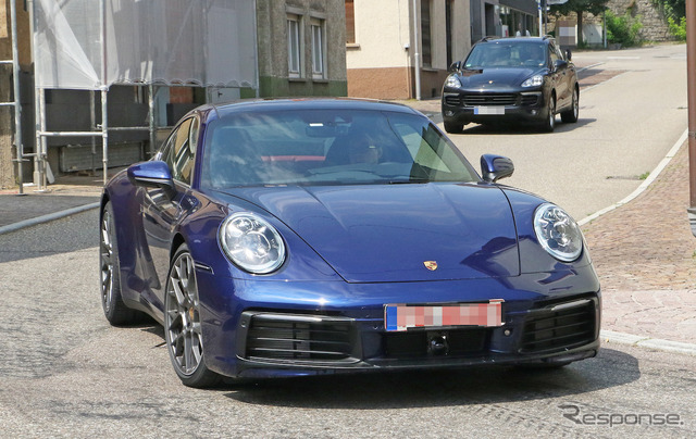 ポルシェ 911 新型(992型)フルヌードスクープ写真