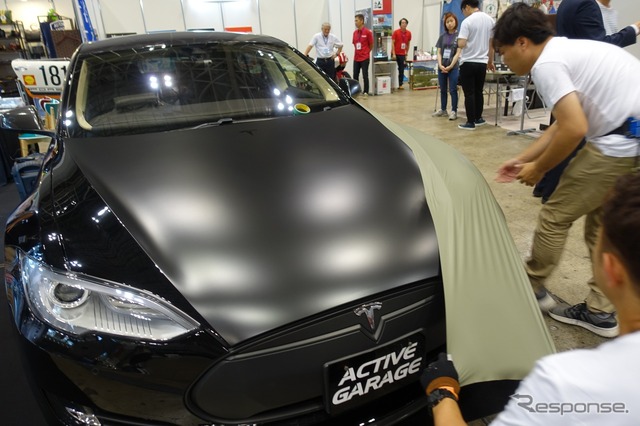 オートモビルカウンシル、東京ディテイリング倶楽部ブース。