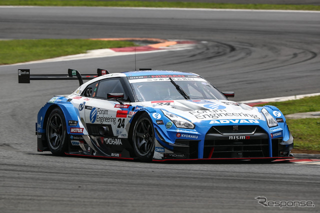 GT500クラス予選2位の#24 GT-R。