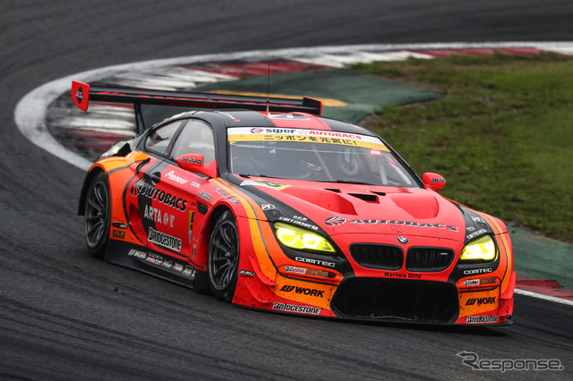 GT300クラス優勝の#55 BMW M6。