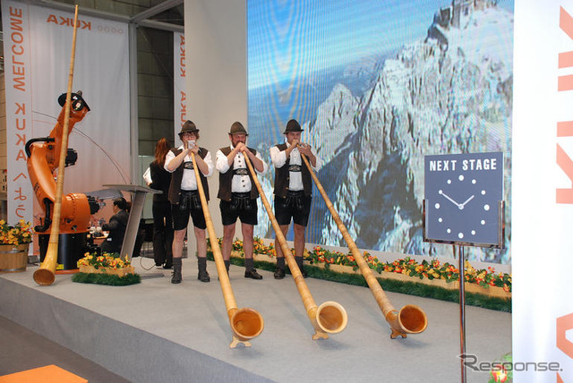 国際ロボット展07…ドイツの大手ロボットメーカー、クーカが初出展