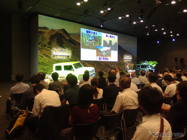 スズキ・ジムニー新型発表会（7月5日）