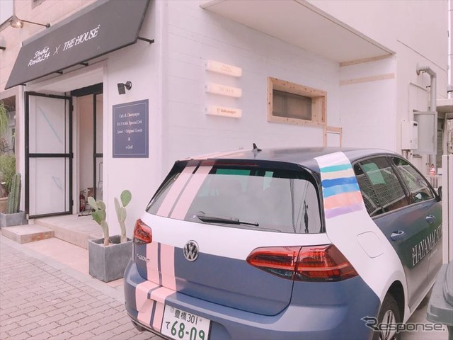 異業種との新コラボカフェにe-Golfの拠点を追加