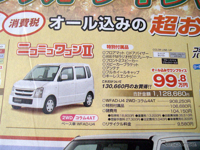 【おはよう値引き情報】12月、このプライスで軽自動車を購入できる!!