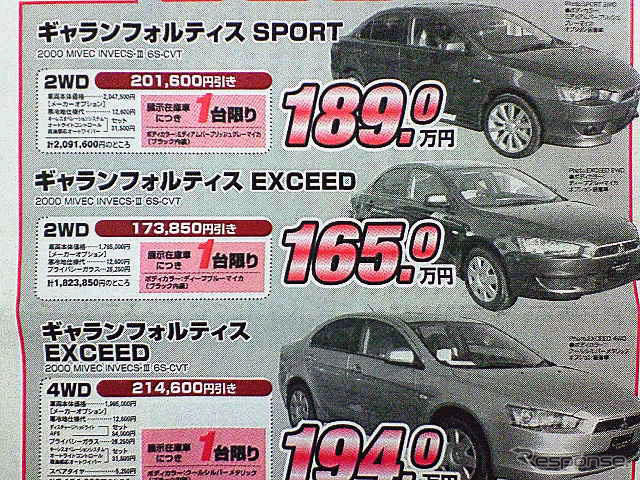 【おはよう値引き情報】12月、セダン&スポーツ&コンパクトを購入!!