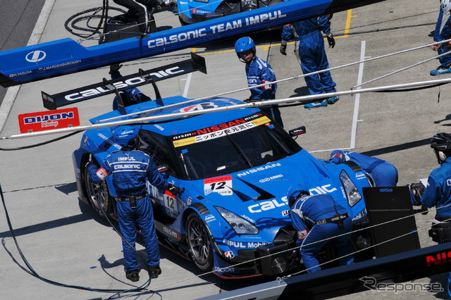 2017年5月に開催されたSUPER GT オートポリス戦の模様。