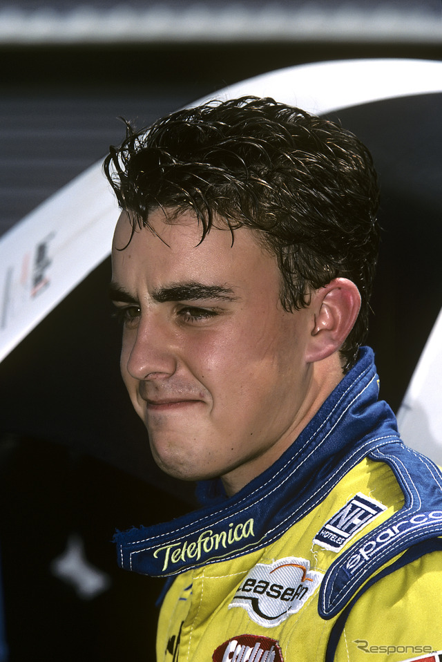 アロンソ(2000年フランスGP、F1デビュー前) (c) Getty Images