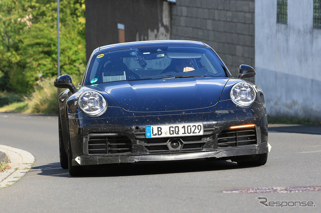 ポルシェ 911 GTS 次期型スクープ写真