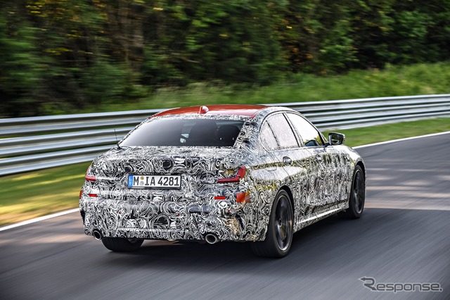 次期BMW3シリーズセダンのMスポーツパッケージ・プロトタイプ