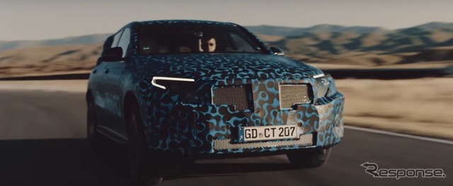 メルセデスベンツ EQC の開発プロトタイプ車