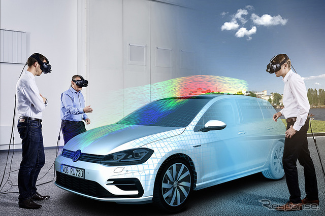 VW ゴルフ 次期型の開発に起用された「バーチャルコンセプトカー」 (参考画像)