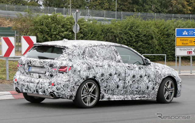 BMW 1シリーズ 次期型（M140i）スクープ写真