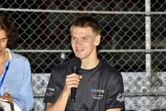 018号車のKCGM 『ニッサンGT-RニスモGT3』アレキサンドレ・インペラトーリ