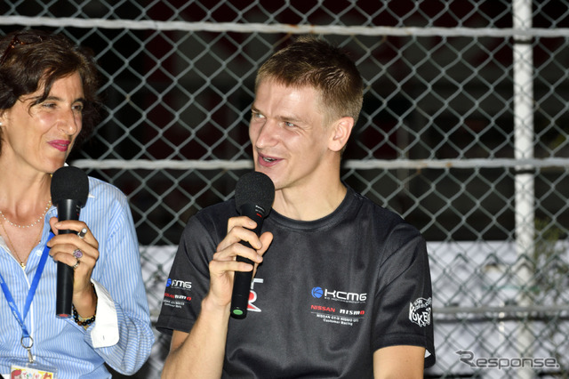 018号車のKCGM 『ニッサンGT-RニスモGT3』アレキサンドレ・インペラトーリ