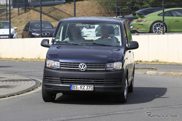 VW T7 スクープ写真