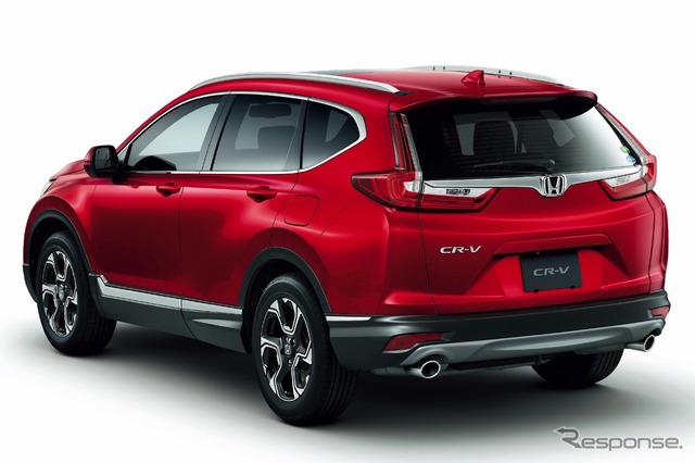 新型ホンダCR-V(プレミアムクリスタルレッド・メタリック)