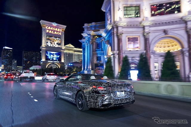 BMW8シリーズカブリオレ新型のプロトタイプ