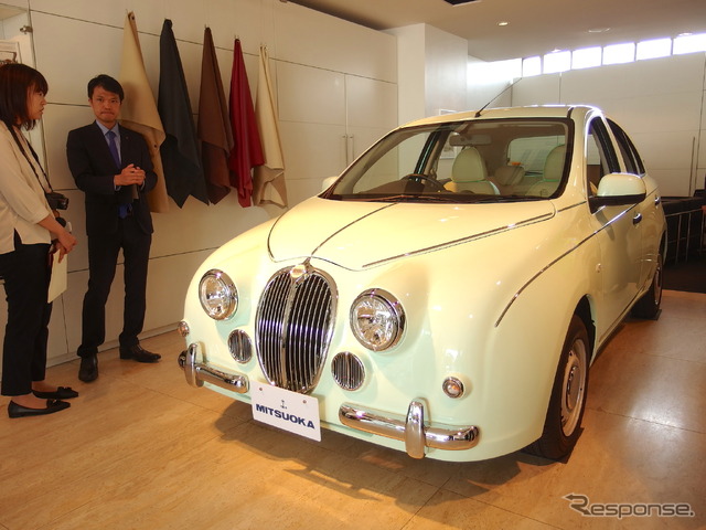 光岡ビュートなでしこフレンチマカロン発表(東京、麻布ショールームか)