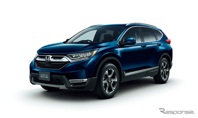 ホンダ CR-V ハイブリッド EX マスターピース(ミッドナイトブルービーム・メタリック)