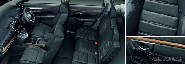 ホンダCR-V新型 本革シート&専用インテリア(ブラック)