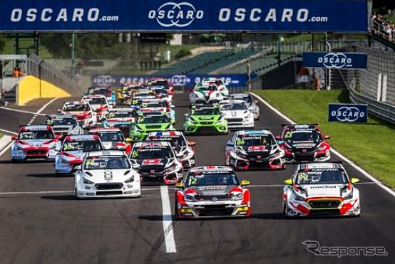 FIA WTCR Race of Hungary Race2 スタートシーン