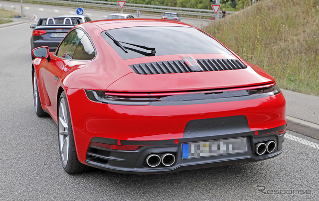 ポルシェ 911 新型(911カレラS)スクープ写真