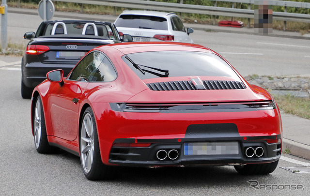ポルシェ 911 新型(911カレラS)スクープ写真