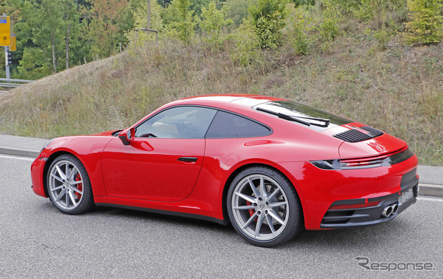 ポルシェ 911 新型(911カレラS)スクープ写真