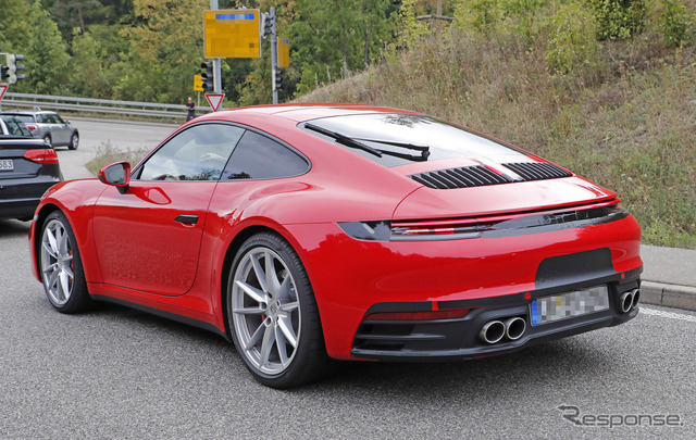 ポルシェ 911 新型(911カレラS)スクープ写真