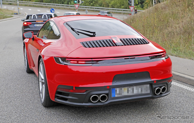 ポルシェ 911 新型(911カレラS)スクープ写真