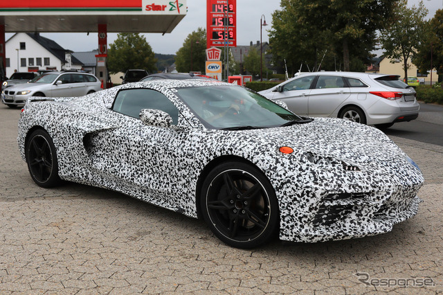 シボレー コルベット 次期型(C8)スクープ写真