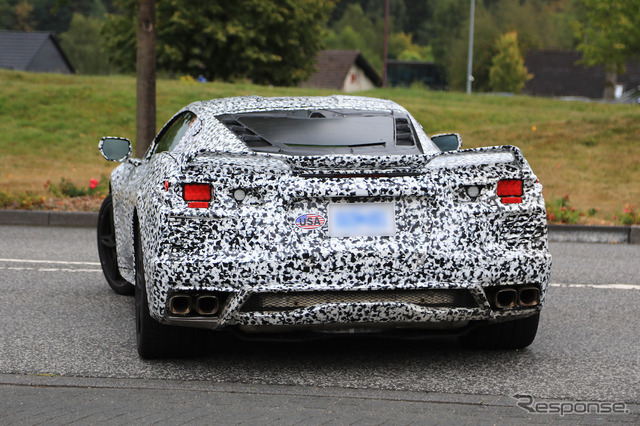 シボレー コルベット 次期型(C8)スクープ写真