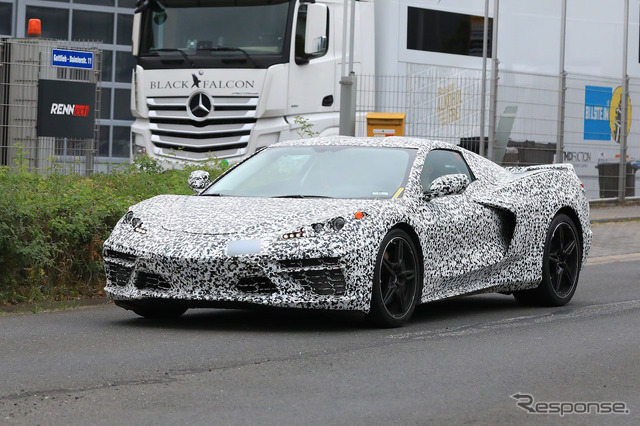 シボレー コルベット 次期型(C8)スクープ写真