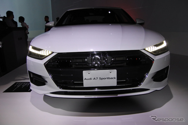 アウディ A7スポーツバック 新型 発表会