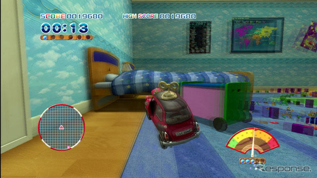 PS3『TOYHOME』…家の中をドライブ、メダルを集めろ