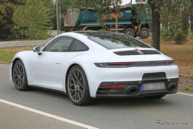 ポルシェ 911 新型スクープ写真