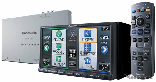地デジ受信性能を1.6倍に向上、GUIも進化した新型ストラーダ