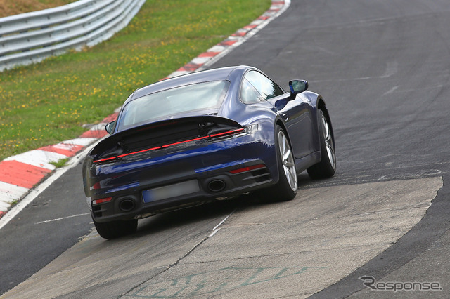 ポルシェ 911 新型スクープ写真