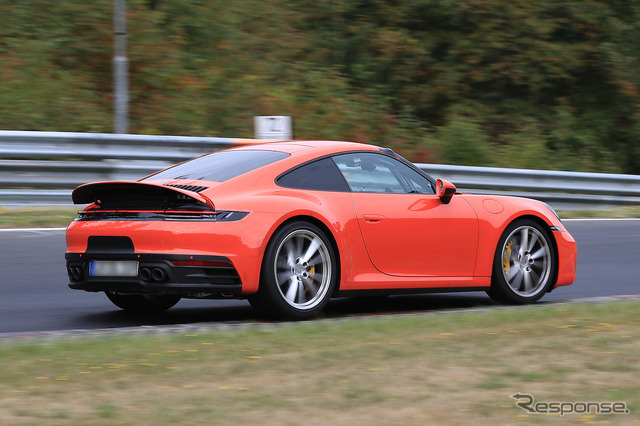 ポルシェ 911 新型スクープ写真