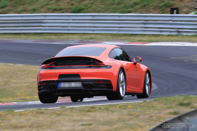 ポルシェ 911 新型スクープ写真