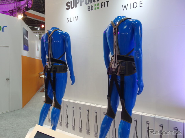 ユーピーアールのアシストスーツ、サポートジャケットBb+FIT (国際物流総合展2018)