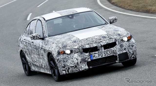 BMW 3シリーズ セダン次期型の開発プロトタイプ