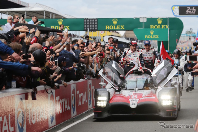 ルマン優勝の8号車。