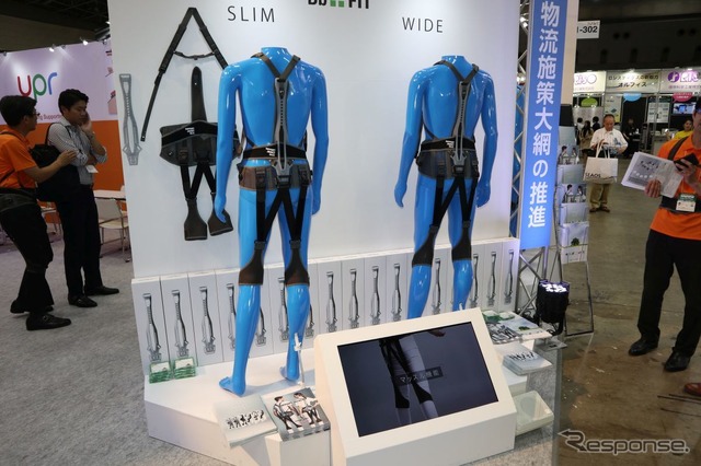外骨格つきサポートジャケット:作業不可、目的によってランバーサポートが2種類