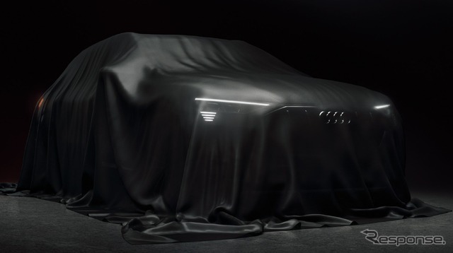 アウディ初のEV『e-tron』のティザーイメージ