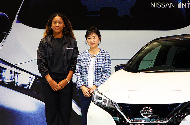大坂なおみ(日産グローバル本社ギャラリー、9月13日)