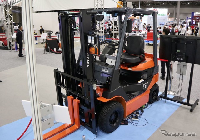 国際物流総合展2018:トヨタL&F(許可を得て撮影)