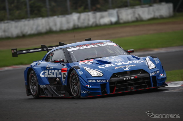 GT500クラス予選2位の#12 GT-R。